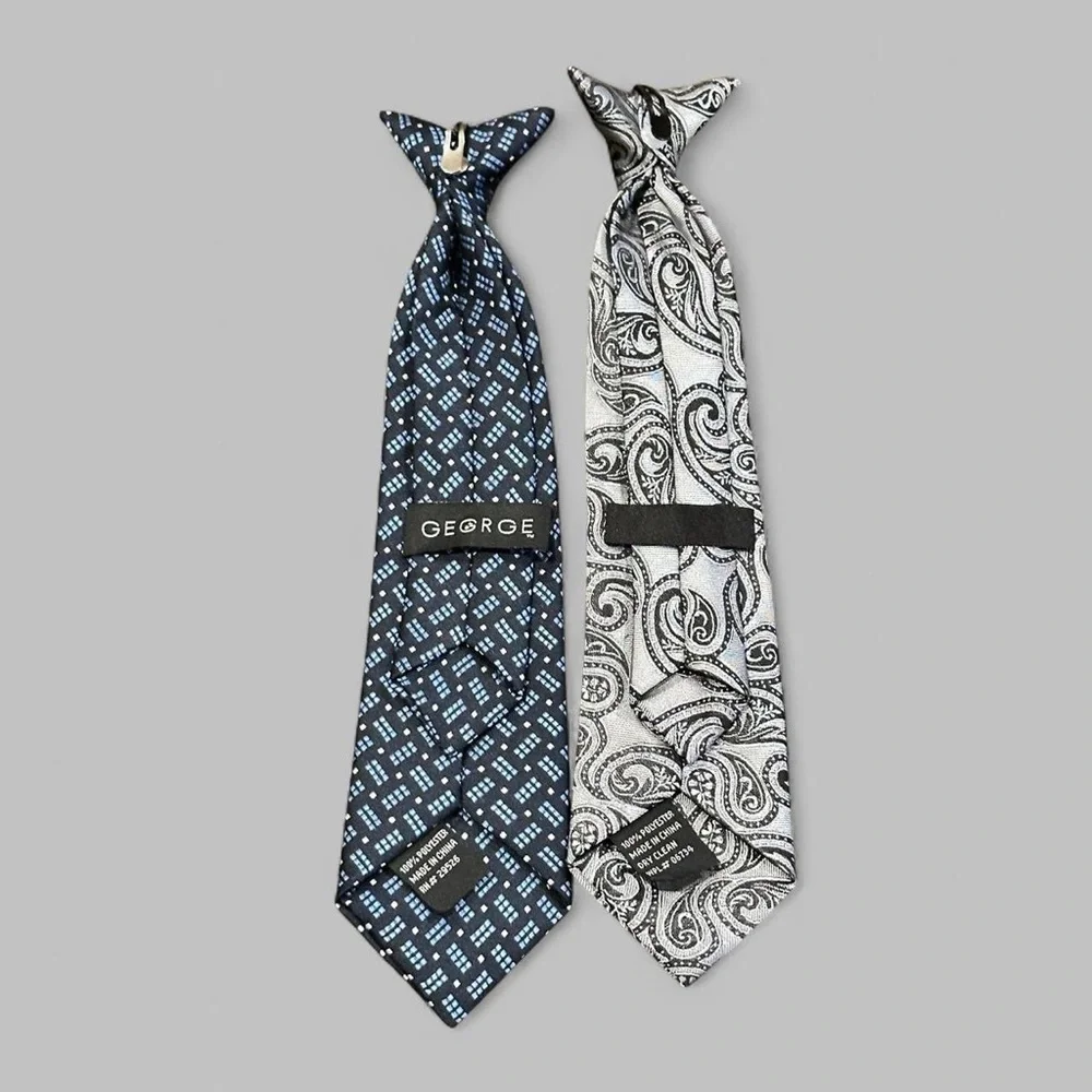 Boy’s Clip on Ties (bundle of 2)